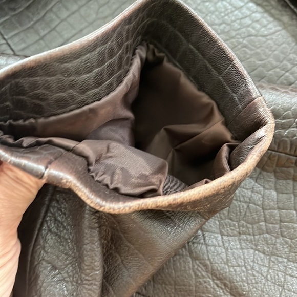 Y2K ALL LEATHER BROWN EXPRESS JACKET - Picture 4 of 10